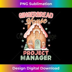 Gingerbread House Project Manager Gingerbread Love Tank Top - Innovative PNG Sublimation Design - Animate Your Creative Concepts