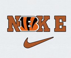 Nike Cincinnati Bengals Embroidery Effect, Nike Svg, Football Team Svg, Nfl Logo, NfL,Nfl Design 53