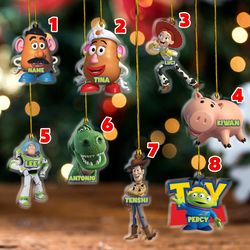 Toy Story Cutout Ornament,  Toy Story Christmas Ornaments