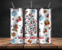 Grinchmas Christmas 3D Inflated Puffy Tumbler Wrap Png, Christmas 3D Tumbler Wrap, Grinchmas Tumbler PNG 56