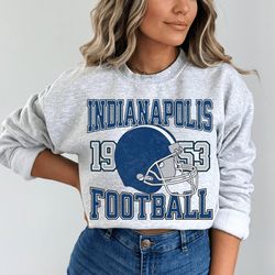 Indianapolis Football Sweatshirt, Vintage Indianapolis Football Crewneck Sweatshirt, Indianapolis tshirt, Indianapolis H