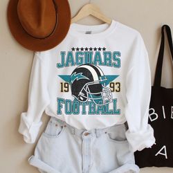 Jacksonville Football Sweatshirt, Jaguars Crewneck, Vintage Style Jacksonville Sweatshirt, Jacksonville Football Sweater