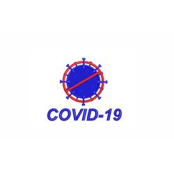 Covid-19 Machine Embroidery Design. 5 sizes. Stop Covid Embroidery Design
