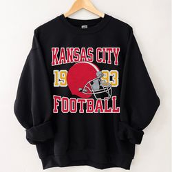 Kansas City Football Sweatshirt, Vintage Kansas City Football Crewneck, Kansas City Shirt, Chief Hoodie, Chief shirt, Ch