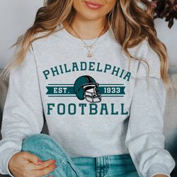 Philadelphia Football Sweatshirt, Eagle Crewneck, Vintage Style Philadelphia Sweatshirt, Philadelphia Football Sweater,