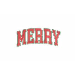 Merry Christmas Big Sizes Machine Embroidery Design. 4 Sizes. Merry Varsity Embroidery Design. Christmas Shirt Embroider