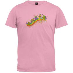 Grateful Dead &8211 Rainbow Hoopers Pink Maternity T-Shirt