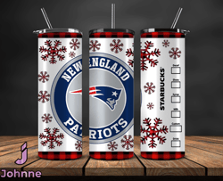 New England Patriots Christmas Tumbler Png, NFL Merry Christmas Png, NFL, NFL Football Png 22