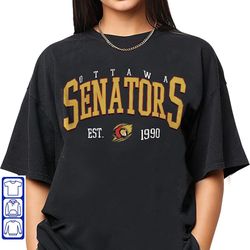 Vintage 90s Ottawa Senators Shirt ,Ottawa Senators Sweatshirt, College Sweatshirt, Hockey Fan Gifts, Hockey Crewneck , C