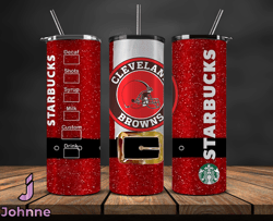 Cleveland Browns Christmas Tumbler Png, NFL Merry Christmas Png, NFL, NFL Football Png 73