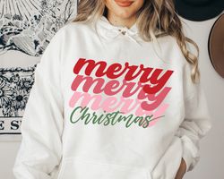 Merry Merry Merry Christmas Sweatshirt, Christmas Sweatshirt, Christmas Family Shirt, Christmas Shirt, Christmas Gift, H