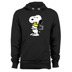 The Peanut Gang Snoopy And Woodstock This Is Love Unisex Hoodie