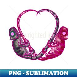 chameleon love design - PNG Transparent Sublimation File - Perfect for Personalization