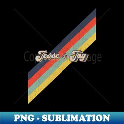 retro vintage color Jesse  Joy - Signature Sublimation PNG File - Transform Your Sublimation Creations