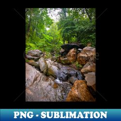 Central Park Stream Rocks Nature Manhattan New York City - Creative Sublimation PNG Download - Stunning Sublimation Graphics