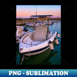 Summer Sunset Seaport Boats Italy - Exclusive PNG Sublimation Download - Transform Your Sublimation Creations