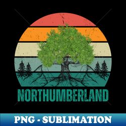 Vintage Northumberland - Aesthetic Sublimation Digital File - Instantly Transform Your Sublimation Projects