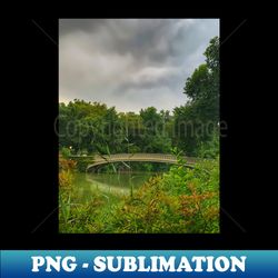 Bow Bridge Central Park Manhattan New York City - PNG Transparent Sublimation File - Unleash Your Inner Rebellion