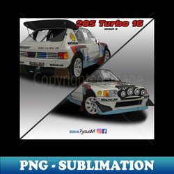205 T16 Evo2 Group B - Signature Sublimation PNG File - Fashionable and Fearless