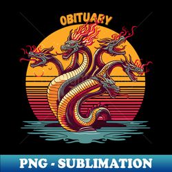 Obituary - High-Resolution PNG Sublimation File - Enhance Your Apparel with Stunning Detail