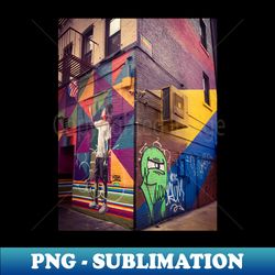 Graffiti Street Art SoHo Manhattan New York City - Instant Sublimation Digital Download - Instantly Transform Your Sublimation Projects