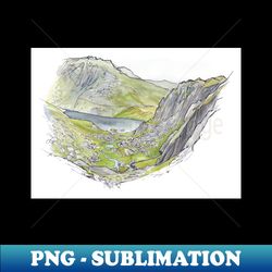 Valley of the Trolls - New Zealand - High-Quality PNG Sublimation Download - Enhance Your Apparel with Stunning Detail
