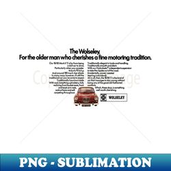WOLSELEY ADVERT - High-Quality PNG Sublimation Download - Transform Your Sublimation Creations