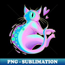 Cosmic Kitty - PNG Transparent Sublimation Design - Perfect for Creative Projects