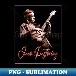 Jaco Pastorius - PNG Transparent Sublimation Design - Fashionable and Fearless