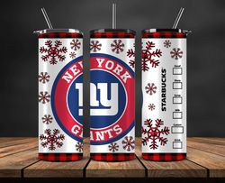 New York Giants Christmas Tumbler Png, NFL Merry Christmas Png, NFL, NFL Football Png 24