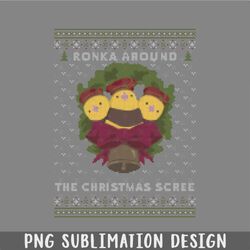 Ronka Around Ugly Christmas Sweater XIV PNG, Christmas PNG