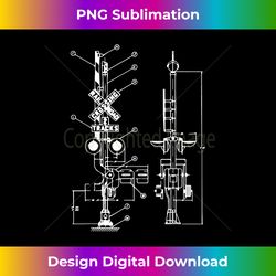 Vintage Railway Model10 Crossing Patent Drawing Model Train - Artisanal Sublimation PNG File - Access the Spectrum of Sublimation Artistry