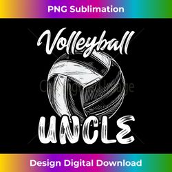 Volleyball Uncle For Men Family Matching Volleyball Players - Luxe Sublimation PNG Download - Elevate Your Style with Intricate Details