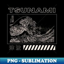 Japan tsunami - Exclusive Sublimation Digital File - Enhance Your Apparel with Stunning Detail