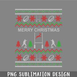 Rugby Christmas Jumper PNG, Christmas PNG