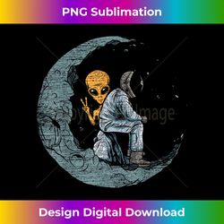 Planets Moon Spaceship Astronaut - Classic Sublimation PNG File - Spark Your Artistic Genius