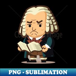 Bach cartoon - Decorative Sublimation PNG File - Stunning Sublimation Graphics