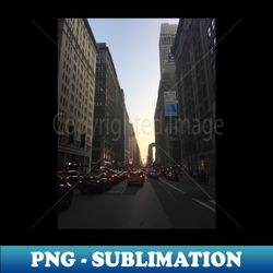 Garment District Manhattan New York City - Special Edition Sublimation PNG File - Enhance Your Apparel with Stunning Detail