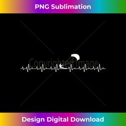 Kitesurfing Heartbeat - Kiteboarding Windsurfing Kitesurfer - Sublimation-Optimized PNG File - Channel Your Creative Rebel