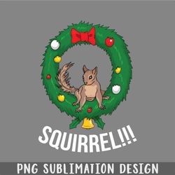 Squirrel PNG, Christmas PNG