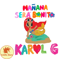 Karol G Mermaid Svg, Bichota Mermaid Manana Sera Bonito SVG, Babier Svg, Babier Png, Karol g Png, Download File 19