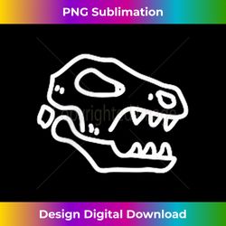 T-Rex Fossil For Men Women & Kids  Dinosaur Badge - Minimalist Sublimation Digital File - Infuse Everyday with a Celebratory Spirit