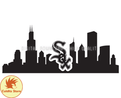 Chicago White Sox, Baseball Svg, Baseball Sports Svg, MLB Team Svg, MLB, MLB Design 85