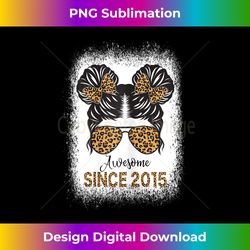 Awesome Since 2015 8 Year Old Girl 8th Birthday - Sublimation-Optimized PNG File - Tailor-Made for Sublimation Craftsmanship