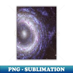 Spiral Galaxy Astronomy - High-Resolution PNG Sublimation File - Enhance Your Apparel with Stunning Detail