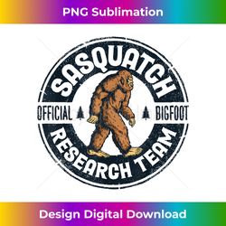 Bigfoot Research Team Retro Vintage Sasquatch Men Women - Deluxe PNG Sublimation Download - Crafted for Sublimation Excellence