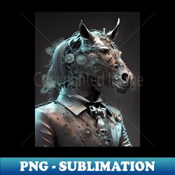 Steampunk Horse - PNG Transparent Sublimation File - Boost Your Success with this Inspirational PNG Download