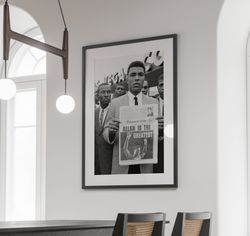 Muhammad Ali Poster, Boxing Legend Print, Muhammad Ali is the Greatest, Sports Wall Decor, Muhammad Ali Gift, Boxing Fan