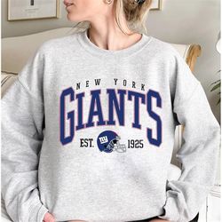 Retro New York Giants Sweatshirt, New York Giants Shirt, Giants Football Crewneck, New York Giants Gift, New York Footba