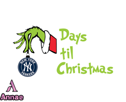 New York Yankees Christmas Svg, Christmas Svg, Baseball Sports Svg, MLB Team Svg, MLB, MLB Design 07